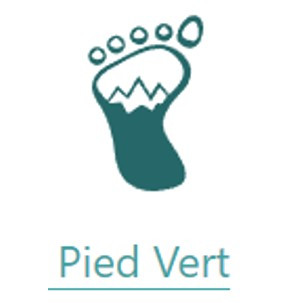 PIED VERT